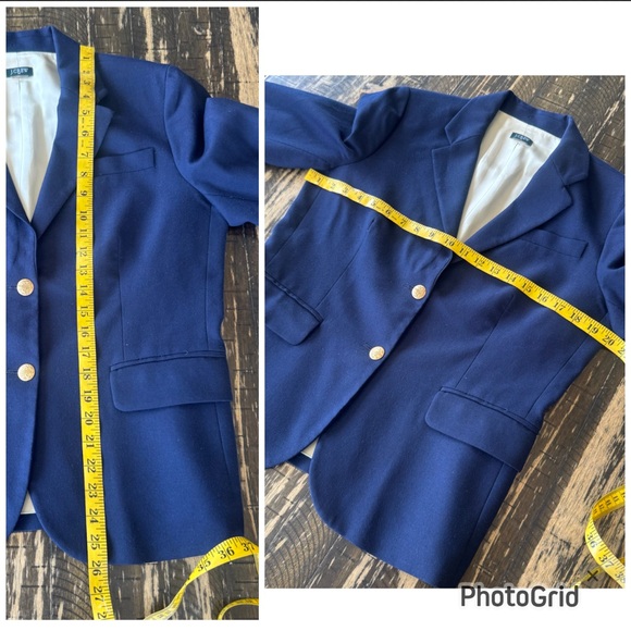 💫 J.Crew Navy Structured Blazer – Size 6 (Based on Measurements) - Picture 17 of 17